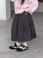 【100-170】カーゴスカート 女の子 カジュアル 韓国風 履きやすい - 画像 (6)