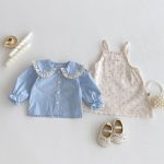 【73-110】セットアップ ベビー 花柄 スウィート - 画像 (8)