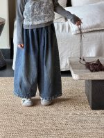 【100-150】トップスorパンツ 女の子 レイヤード フラワー - 画像 (8)