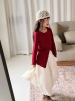 【100-150】カーディガン ドット柄 長袖 ゆったり 女の子 - 画像 (9)