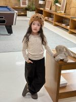 【90-170】トップスorパンツ 女の子 ドット柄 おしゃれ 韓国風 - 画像 (4)