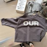【80-130】長袖Tシャツ 女の子 英字 プリント シンプル - 画像 (10)