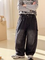 【90-160】パーカー ズボン デニム ヒョウ柄 フェイク 長袖 男の子 - 画像 (3)