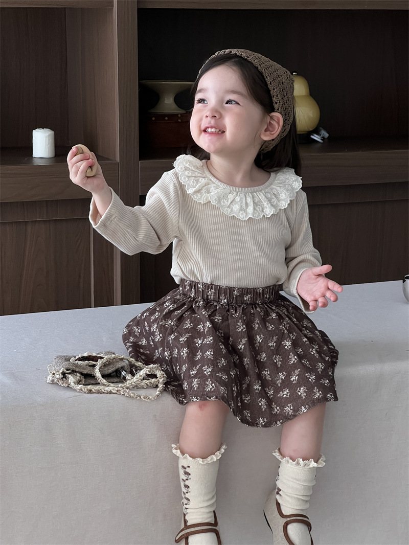 O1CN01Htk6i31RDm0SO4qvW_985232078-0-cib-2.jpg 【73-100】トップスorスカート 女の子 フリル 花柄 - 画像 (1)