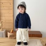 【73-120】トップスorパンツ 男の子 フード付き ルーズ - 画像 (3)