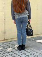 【90-150】デニムパンツ 女の子 韓国風 すっきり見え スキニーパンツ - 画像 (4)