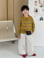 【90-160】トップス 男の子 ポロシャツ ボーダー柄 ファッション - 画像 (3)