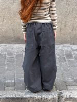 【90-150】ストレートパンツ 女の子 アメカジ風 コットン 合わせやすい - 画像 (15)