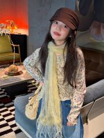 【100-160】ジーンズ 女の子 フリンジ付き ゆったり 韓国風 - 画像 (5)