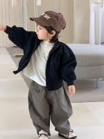 【73-110】アウター Tシャツ ズボン ファスナー プリント カジュアル 男の子 - 画像 (3)