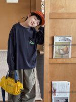 【90-160】Tシャツ プリント 長袖 カジュアル 合わせやすい 男の子 - 画像 (4)