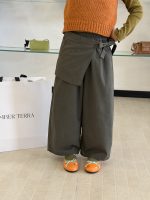 【100-170】パンツ 女の子 取り外し可能 付け裾 シンプル おしゃれ - 画像 (3)