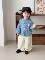 【73-120】トップスorパンツ 男の子 チェック柄 カジュアル - 画像 (3)