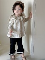【73-110】ベスト パンツ フリル ノースリーブ カワイイ  女の子 - 画像 (4)