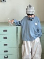 【90-160】Tシャツ フェイク 切り替え 長袖 合わせやすい 男の子 - 画像 (6)