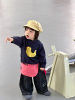【73-110】セーター ズボン アヒル柄 長袖 デニム カワイイ 男の子 - 画像 (4)