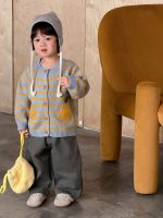 【73-110】アウター 長袖 ストライブ 韓国風 カジュアル 男の子 - 画像 (4)