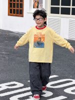 【90-160】トレーナー ラウンドネック 長袖 プリント カジュアル 男の子 - 画像 (3)
