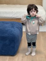 【73-110】パーカー ズボン ストライブ ラウンドネック シンプル 男の子 - 画像 (3)