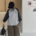 【90-160】長袖Ｔシャツ 男の子 ラグラン 着せやすい ファッション - 画像 (8)