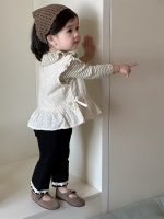 【73-110】ベスト パンツ フリル ノースリーブ カワイイ  女の子 - 画像 (5)