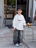 【90-160】ズボン デニム ファッション カジュアル ゆったり 男の子 - 画像 (5)