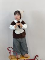 【73-110】ベスト ニット ノースリーブ 男の子 - 画像 (4)