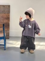【73-110】パーカー 馬柄 ゆったり 男の子 - 画像 (4)