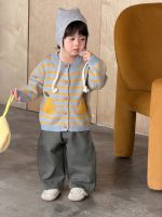 【73-110】アウター 長袖 ストライブ 韓国風 カジュアル 男の子 - 画像 (3)