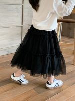 【90-160】スカート 女の子 ふんわり ガーリー チュール ミモレ丈 - 画像 (17)