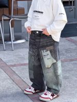 【90-160】ズボン デニム ファッション カジュアル ゆったり 男の子 - 画像 (3)