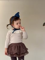 【73-110】トップス レギンス 無地 フリル 長袖 女の子 - 画像 (7)