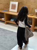 【90-170】長袖Tシャツ 女の子 プリント ラグラン カートゥーン - 画像 (4)