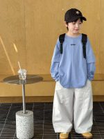 【90-160】Tシャツ フェイク 切り替え 長袖 合わせやすい 男の子 - 画像 (6)