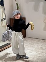 【90-160】長袖インナー 女の子 フリルハイネック 柔らか - 画像 (19)
