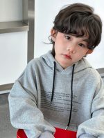 【100-150】二点セット  フード付き ゆったり プリント カジュアル 男の子 - 画像 (4)