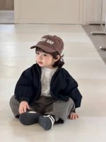 【73-110】アウター Tシャツ ズボン ファスナー プリント カジュアル 男の子 - 画像 (6)