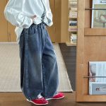 【90-160】パンツ 男の子 デニム カジュアル ゆったり - 画像 (5)