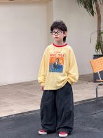 【90-160】トレーナー ラウンドネック 長袖 プリント カジュアル 男の子 - 画像 (4)