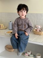 【73-100】パーカー プリント ラウンドネック 長袖 カジュアル 男の子