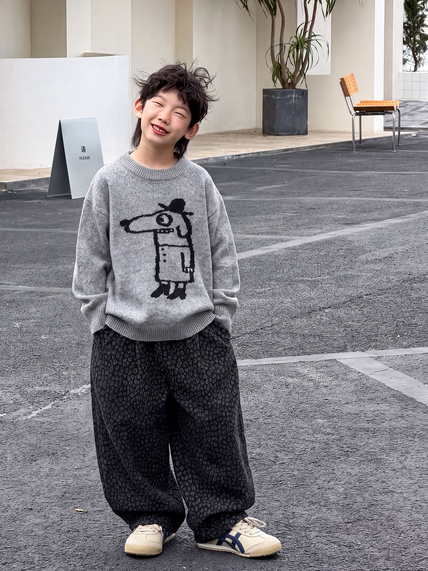 O1CN01PDuE2bJLIOF2vHAO_2215116460867-0-cib.jpg 【90-160】セーター ラウンドネック 長袖 ゆったり 男の子 - 画像 (1)