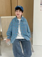 【90-160】シャツ 男の子 チェック 韓国風 着せやすい - 画像 (6)