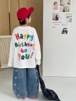 【90-160】長袖Tシャツ 男の子 プリント ケーキ - 画像 (3)