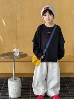 【90-160】Tシャツ フェイク 切り替え 長袖 合わせやすい 男の子 - 画像 (5)