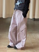 【100-170】カーゴパンツ 女の子 ポケット付き ゆったり おしゃれ - 画像 (4)