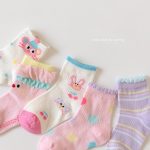 【GOODS】ソックス 3足セット カートゥーン かわいい - 画像 (7)