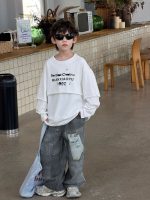 【90-160】長袖Tシャツ 男の子 カジュアル クール 重ね着風 - 画像 (10)