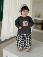 【73-110】パーカー 長袖 プリント カジュアル シンプル 男の子 - 画像 (4)