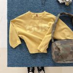 【80-130】長袖Tシャツ 女の子 英字 プリント シンプル - 画像 (12)