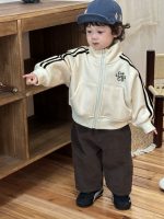 【73-110】アウター ファスナー フード付き ストライブ 男の子 - 画像 (4)
